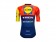 Santini Trek Team Rennrad Fahrradtrikot kurz blau/gelb 2027 