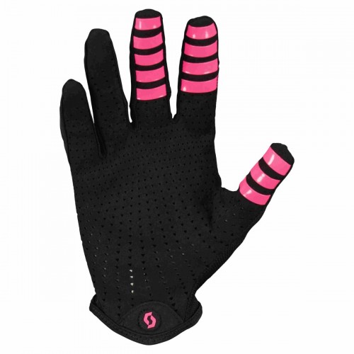 Scott Traction Tuned Fahrrad Handschuhe lang radiant pink 2024 