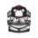 O'Neal 2 Series Glitch Motocross Enduro MTB Helm schwarz/weiß 2024 Oneal 