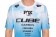 Cube X Actionteam Fahrrad Trikot kurz blau/weiß 2026 