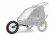 Cube Fat Wheel Jogger Kit für Kinder Fahrradanhänger Double schwarz 