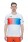 Cube Teamline Rundhals Fahrrad Trikot kurz weiß/blau/rot 2026 M (46/48)