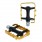 NC-17 Trekking Pro Flat Fahrrad Pedal schwarz/gold 