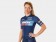 Santini Trek Factory Racing Team Replica Damen Fahrrad Trikot kurz blau 2023 