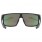 Uvex LGL 51 Sport / Freizeit Brille matt schwarz/mirror rot 
