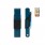 Hiplok Switch 85cm Fahrrad Faltschloss blau 