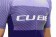 Cube Teamline Cmpt Damen Fahrrad Trikot kurz blau/lila 2024 