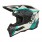 O'Neal EX Series Quin Motorrad Helm grau/türkis 2026 Oneal 