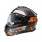 O'Neal D-Series Square Motorrad Helm schwarz/orange/grau 2023 Oneal 