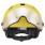 Uvex Rush Visor City Fahrrad Helm matt gelb 2023 