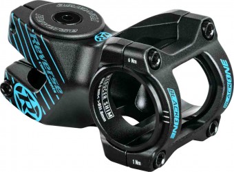 Reverse Vorbau Black One D-2 MTB Fahrrad Vorbau 31.8mm / 50mm schwarz/blau 