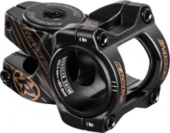 Reverse Vorbau Black One D-2 MTB Fahrrad Vorbau 31.8mm / 35mm schwarz/kupferfarben 