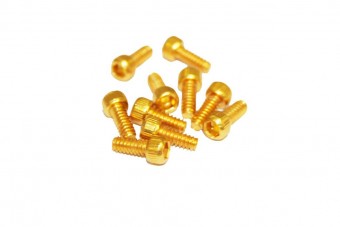 Reverse Escape Pro + Black One Pedal Alu Pin Set US goldfarben 