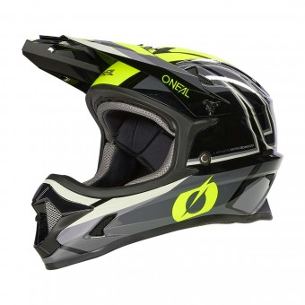O'Neal Sonus Split DH Fahrrad Helm schwarz/gelb 2025 Oneal 