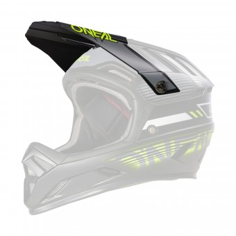O'Neal Backflip Eclipse Visor Helm Blende Schirm schwarz/grau Oneal 