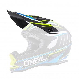 O'neal Spare Visor 7 Series Evo Helm Visier Chaser schwarz/blau Oneal 
