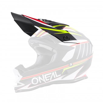 O'neal Spare Visor 7 Series Evo Helm Visier Chaser schwarz/weiß Oneal 