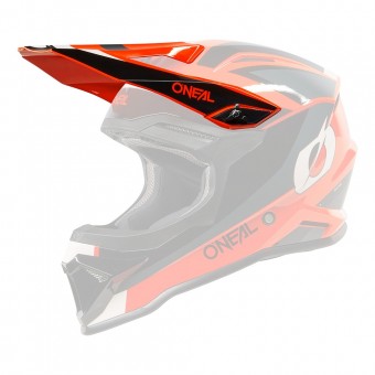 O'Neal 1 Series Stream Visor Youth Kinder Helm Blende Schirm grau/weiß Oneal 