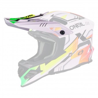 O'Neal F-SRS Crux Visor Helmschirm weiß/multi 2027 