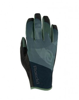 Roeckl Ramsau Winter Fahrrad Handschuhe grün/blau 2022 