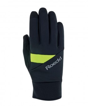 Roeckl Reichenthal Winter Fahrrad Handschuhe lang schwarz/gelb 2026 