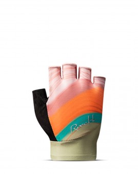 Roeckl Danis 2 Damen Fahrrad Handschuhe kurz fern grün/orange 2026 