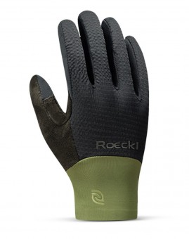 Roeckl Maracon Fahrrad Handschuhe lang schwarz/grün 2026 