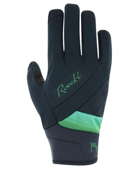 Roeckl Waldau 2 Damen Winter Fahrrad Handschuhe lang schwarz/grün 2027 
