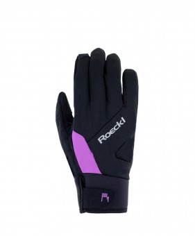 Roeckl Reichenthal 2 Jr. Kinder Winter Fahrrad Handschuhe lang schwarz/lila 2027 