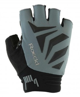 Roeckl Isera 2 Fahrrad Handschuhe kurz grau/schwarz 2026 