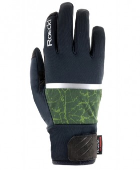 Roeckl Vorbach Winter Fahrrad Handschuhe lang schwarz/grün 2026 