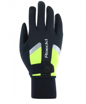 Roeckl Ravensburg 3 Winter Fahrrad Handschuhe lang schwarz/gelb 2027 