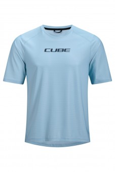 Cube Tech Fahrrad Trikot kurz light blau 2026 XL (54/56)