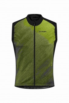 Cube Blackline Safety Softshell Fahrrad Windweste gelb/schwarz 2024 