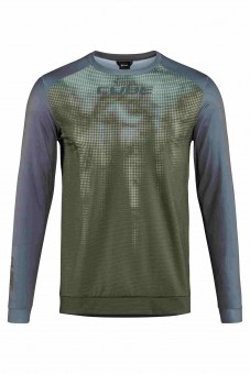 Cube ATX TM Fahrrad Trikot lang grün/grau 2027 