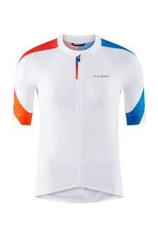 Cube Road / XC Teamline Damen Fahrrad Trikot kurz schwarz/orange 2027 XXXL (46)
