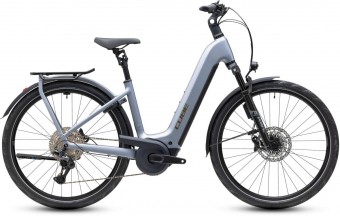 Cube Kathmandu Hybrid EXC 800 Easy Entry 28'' E-Bike Trekking Pedelec slategrey/chrome 2027 
