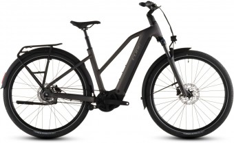 Cube Touring Hybrid Comfort SLX 800 28'' Trapeze E-Bike Trekking Pedelec charcoal/chrome 2026 