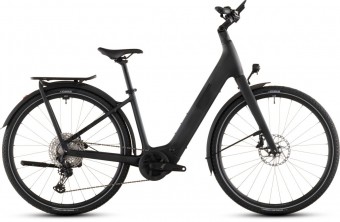 Cube Kathmandu Hybrid C:62 SLX 400X 28'' Carbon Easy Entry E-Bike Trekking Pedelec liquidblack/bluedust 2026 