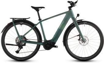 Cube Kathmandu Hybrid C:62 SLT 400X 28'' Carbon E-Bike Trekking Pedelec seafoam/chrome 2026 