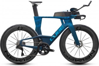 Cube Aerium C:68X SLT Carbon Triathlon Fahrrad liquidbluegrid/chrome 2027 