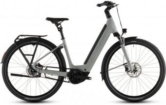 Cube Supreme Hybrid Deluxe ONE 600 26'' / 28'' Easy Entry E-Bike City Pedelec ashgreen/chrome 2026 