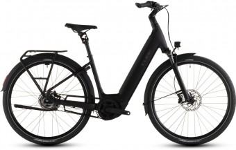Cube Supreme RT Hybrid Deluxe EX 600 26'' / 28'' Easy Entry E-Bike City Pedelec black/chrome 2026 