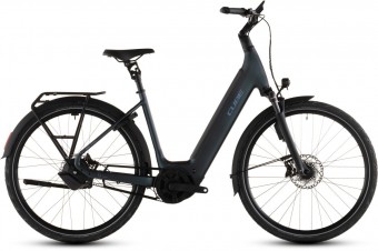 Cube Supreme Hybrid Deluxe SLT 600 28'' Easy Entry E-Bike City Pedelec metalblue/reflex 2026 