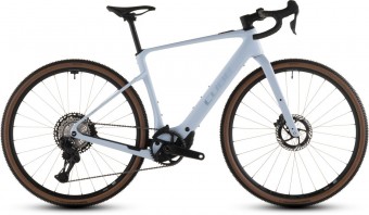 Cube Nuroad Hybrid C:62 SLX 400X 28'' Carbon E-Bike Gravel Pedelec iceblue/prism 2026 