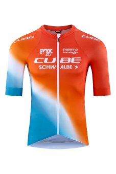 Cube Road / XC X Factory Racing Fahrrad Trikot kurz orange 2026 XXL (56/58)