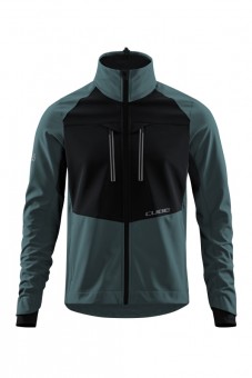Cube Blackline Softshell Fahrrad Jacke schwarz/grau 2026 