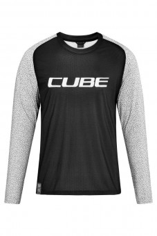 Cube Vertex Fahrrad Trikot lang schwarz/weiß 2027 