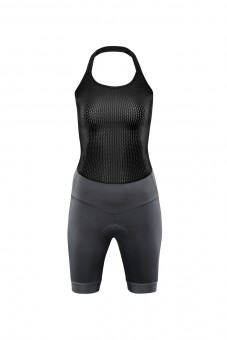 Cube Blackline Damen Fahrrad Trägerhose kurz grau 2026 