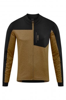 Cube ATX Cmpt Full Zip Fahrrad Trikot lang braun/schwarz 2026 M (46/48)